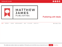 Tablet Screenshot of matthewjamespublishing.com